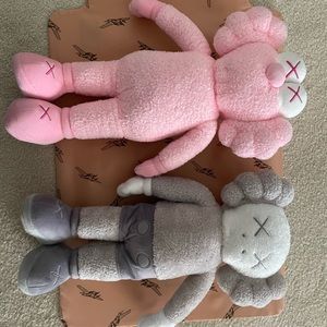 Pink kaws like/style plush